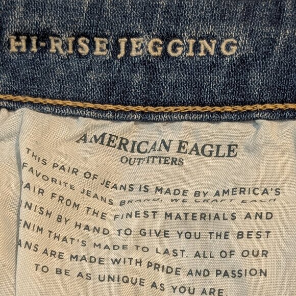American Eagle Distressed High Waist Skinny Jeans - Picture 6 of 7